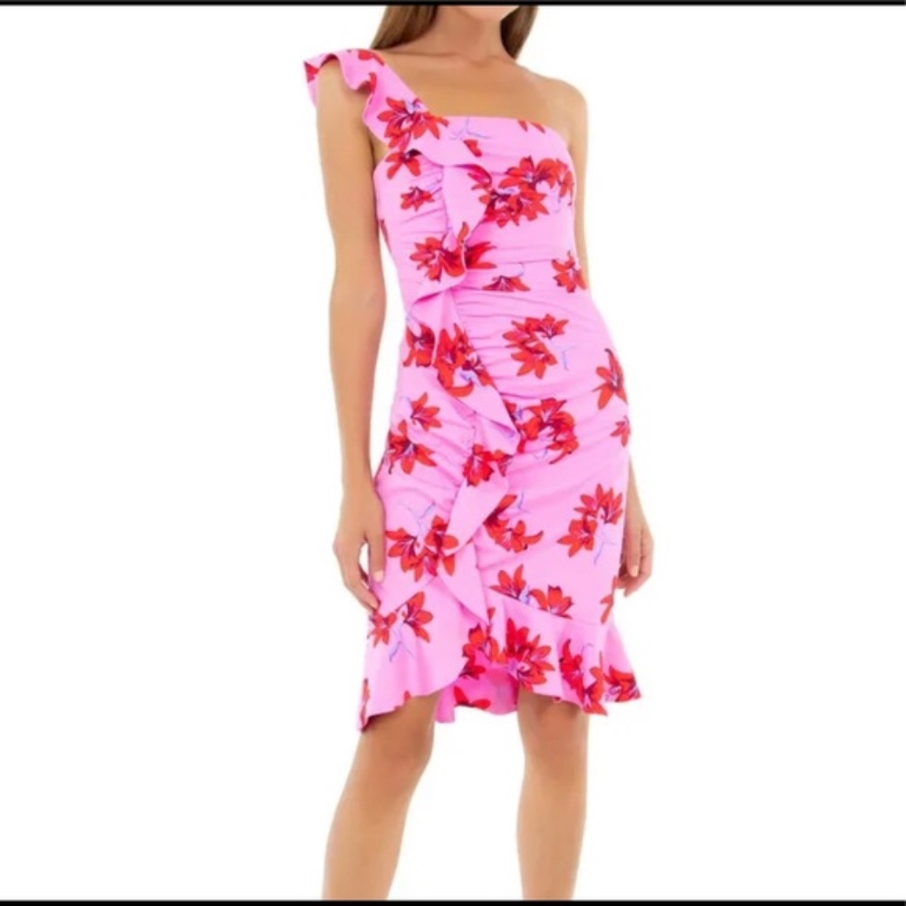 Likely Lois ruffle dress